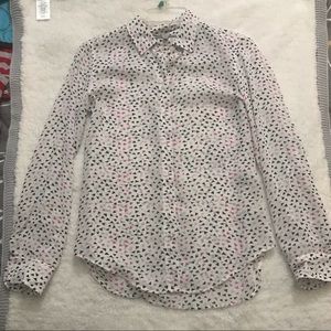 Uniqlo button down blouse